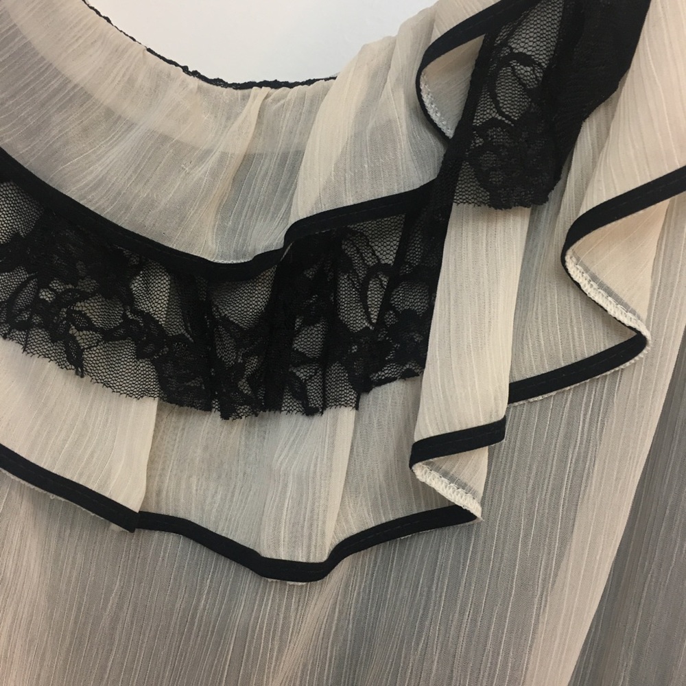 GUESS One Shoulder Ruffle Top - Picture 5 of 8